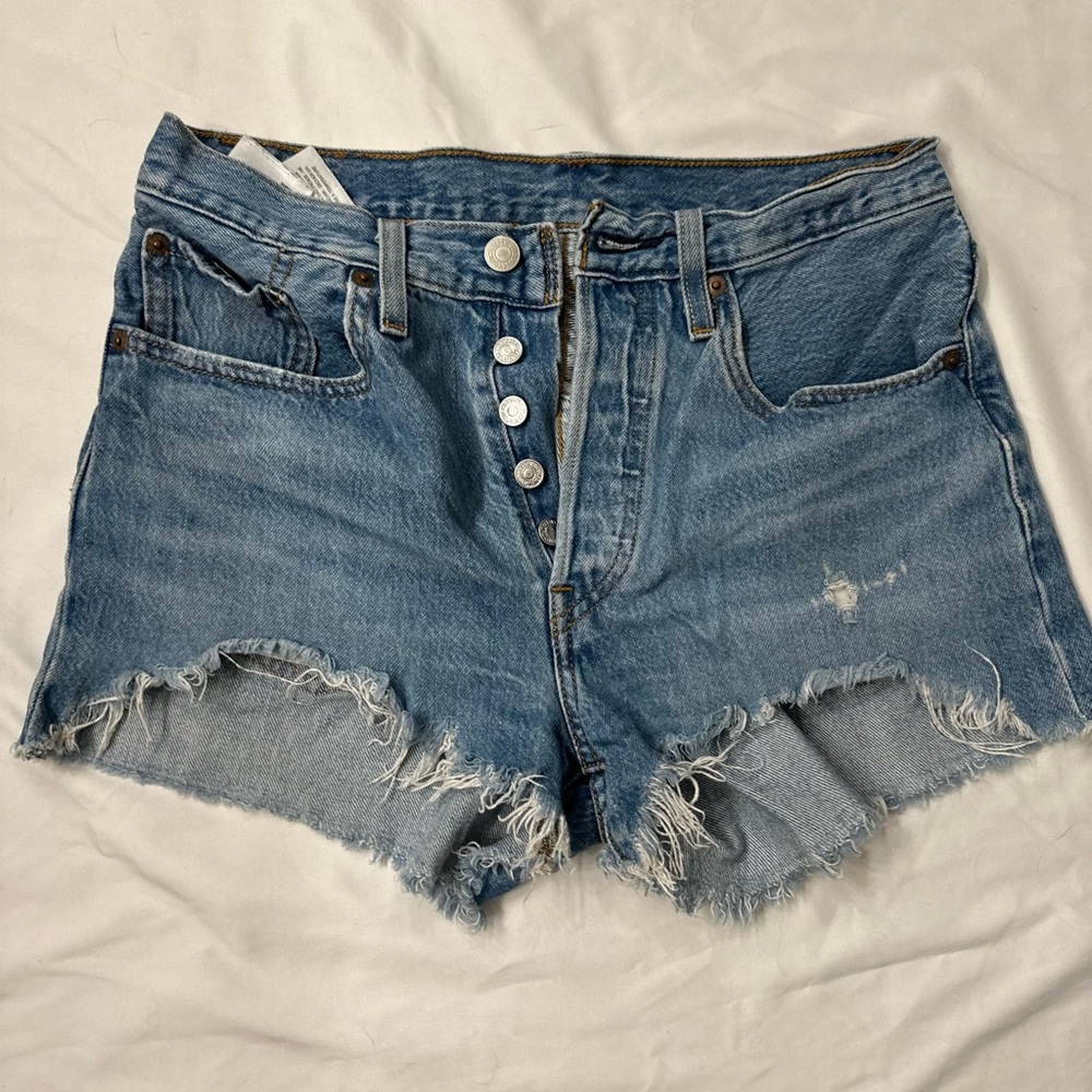 Levi Denim Blue Women's Shorts